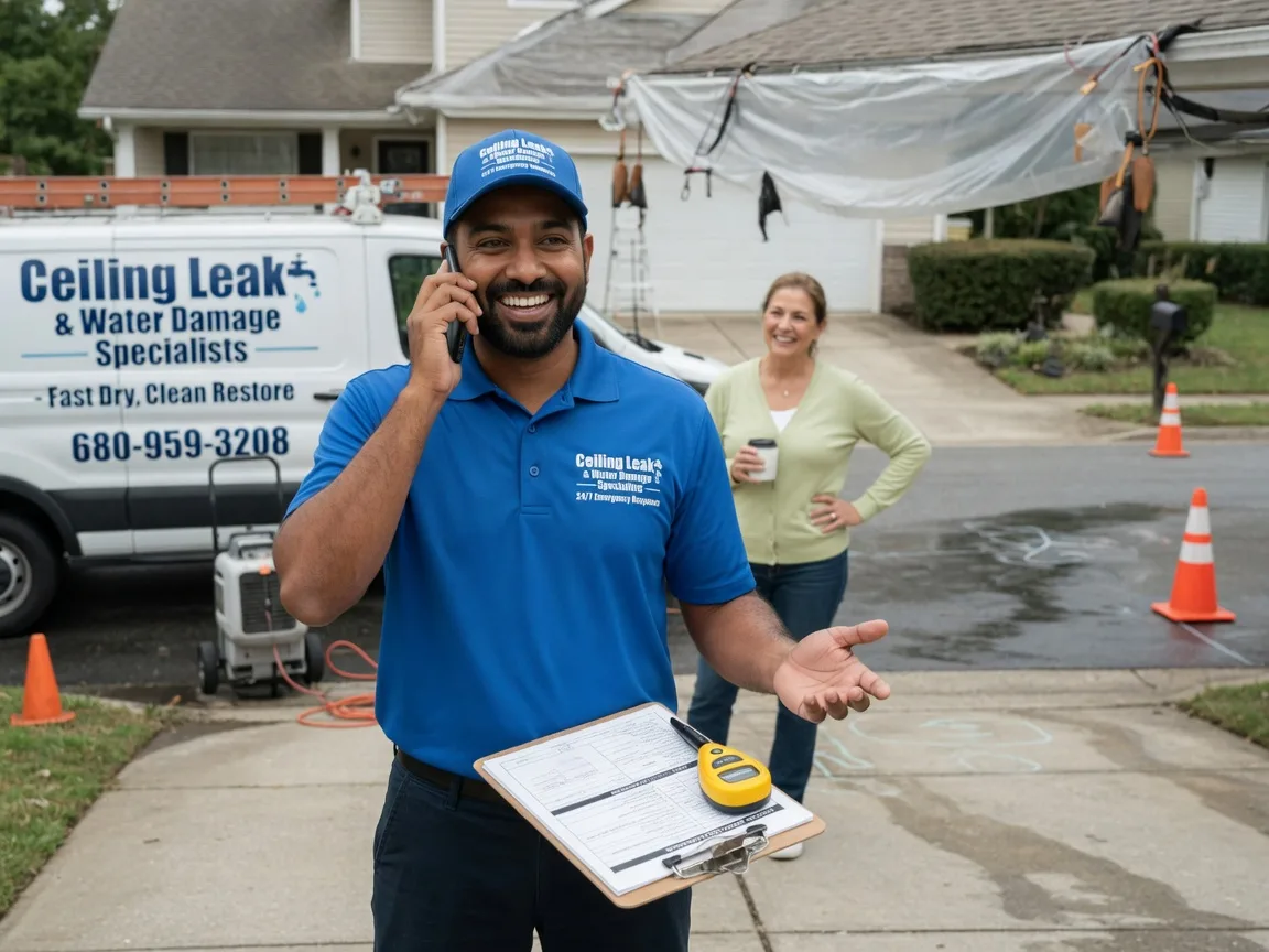 Ceiling Leak Cleanup Davidson, OK FAQs